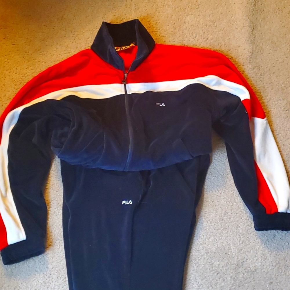 Men vintage Fila suit sz. XL